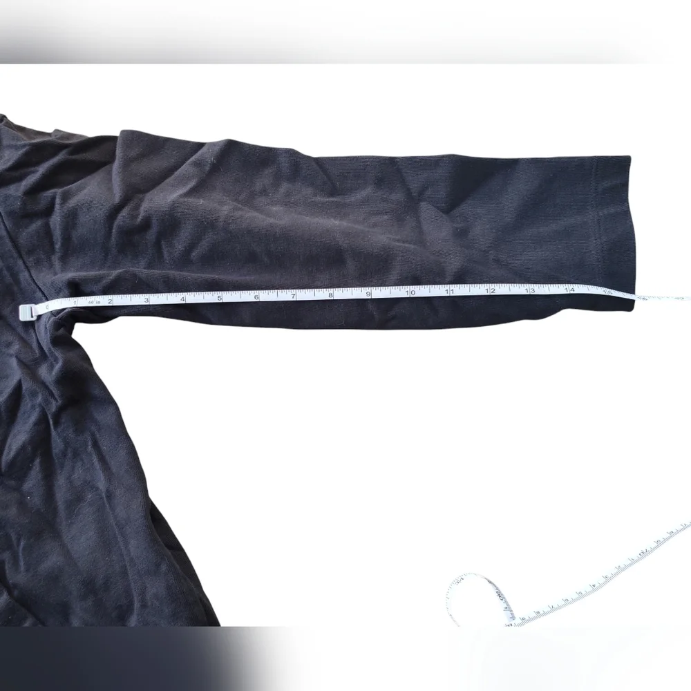 WOMEN'S Nike Full Zip Hoodie Black Wide Arms Size Medium ✨️HP✨️ - Picture 8 of 13